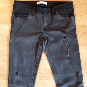 Girls Levi's Distressed Skinny Jeans